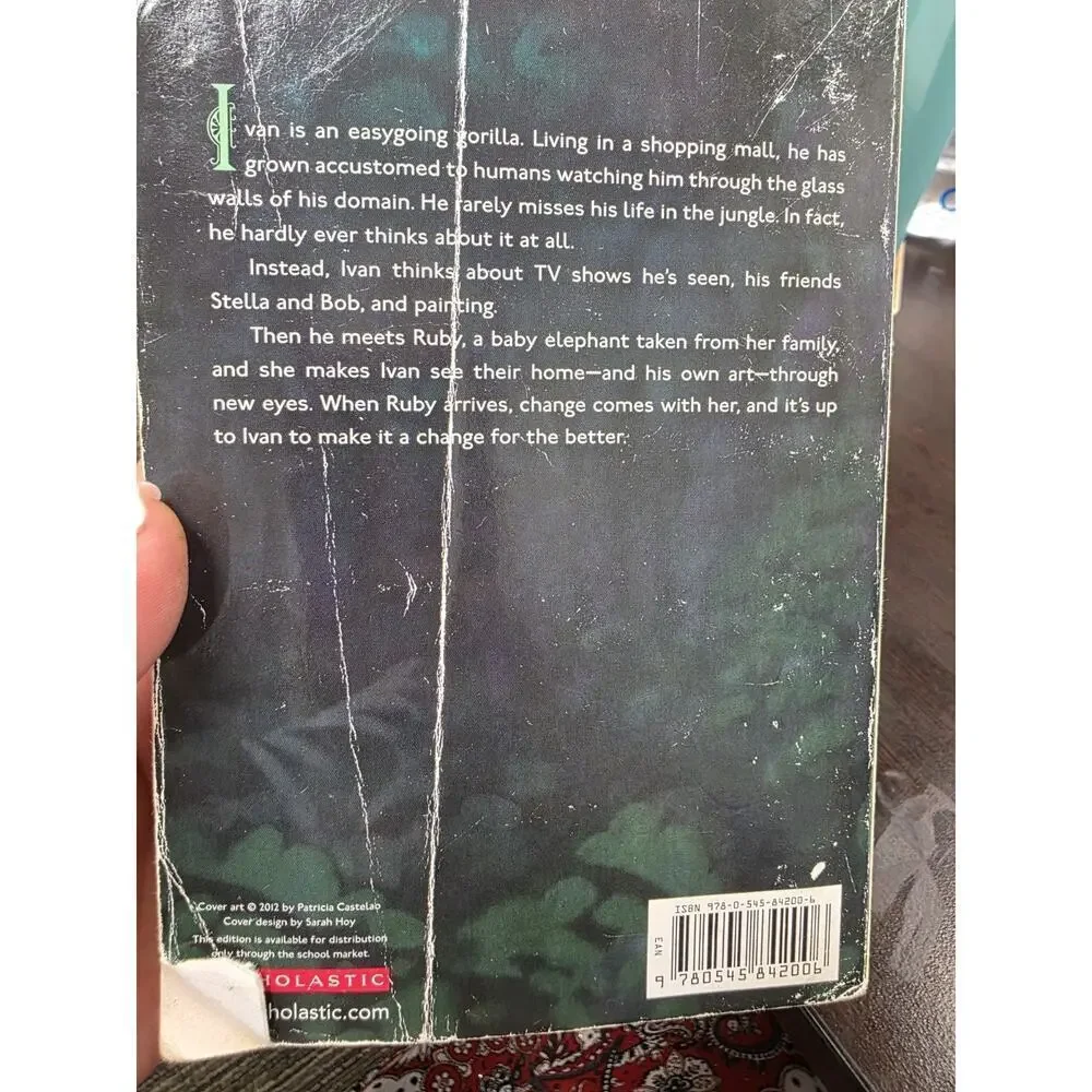 the one‎ and only ivan ( First paperback Scholastic Edition 015) by KATHERINE AP